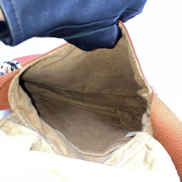 VTG Carpetbags of America Purse Egyptian Print Hobo Bag Purse 1970s Boho Hippie - Picture 12 of 14